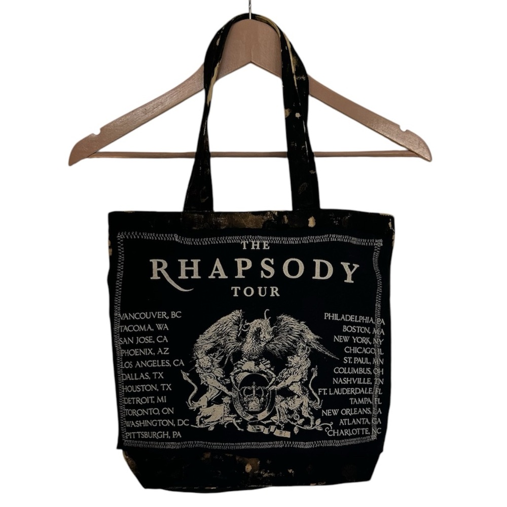 QUEEN RHAPSODY canvas tote bag custom ONE OF A KIND creation by Rachelle